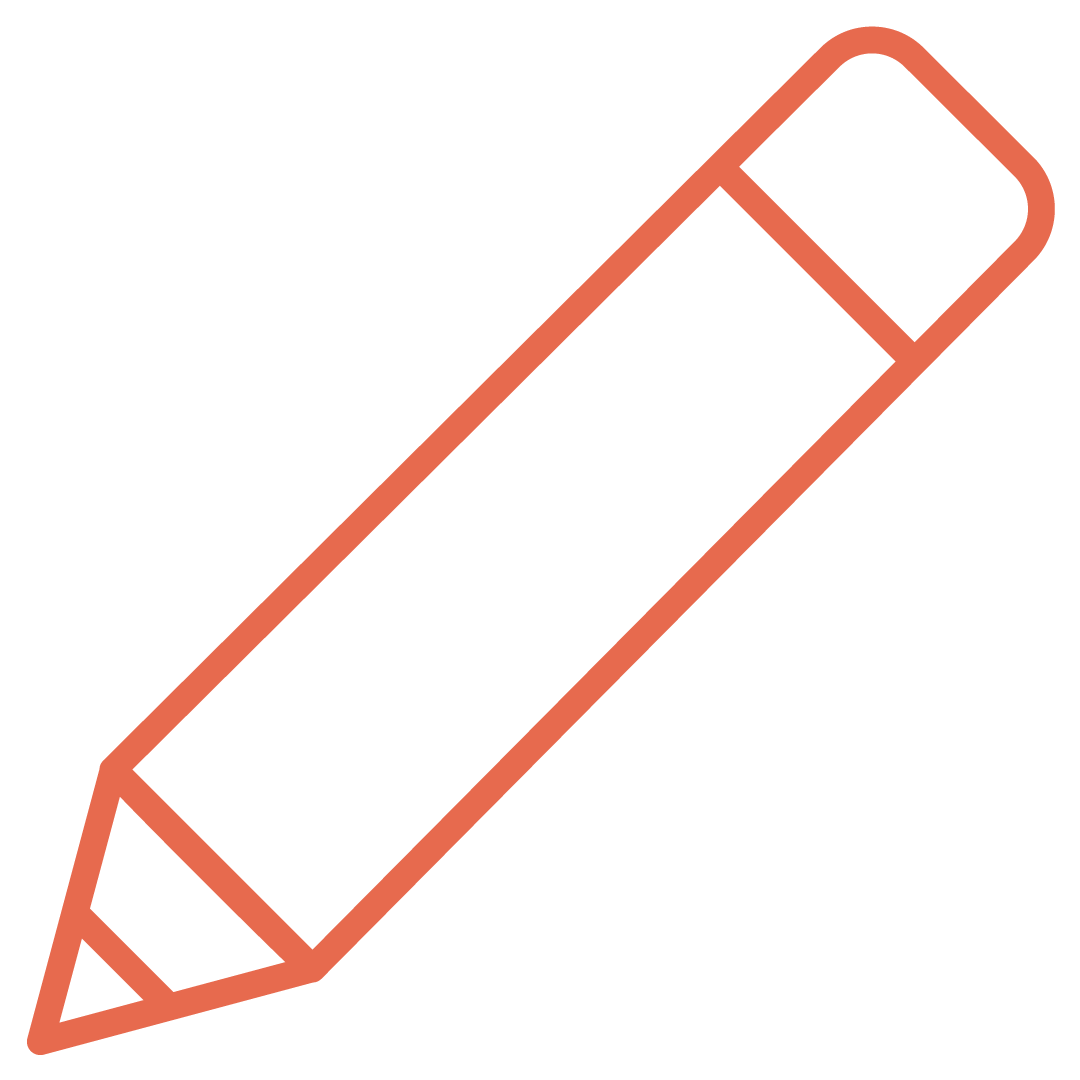 orange icon pen